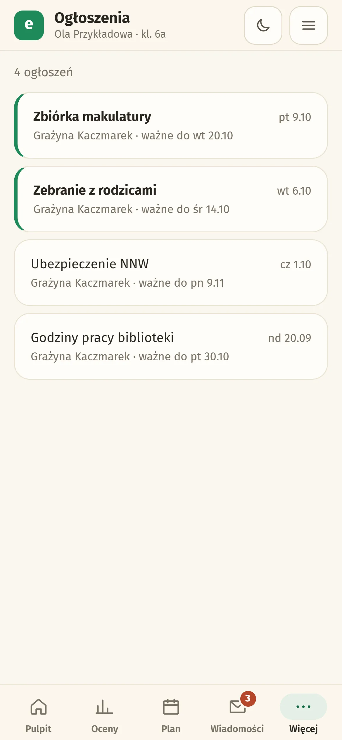 Ogłoszenia w e-frekwencja.pl na telefonie